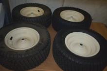 (4) PRO TECH TIRES ON RIMS, CST 16x6.50-8,