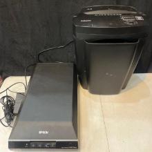 Epson v600 scanner and paper shredder