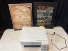Epson ET-2803 Ecotank printer and prayer pics