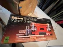 EDISON BENCH GRINDER - New in box