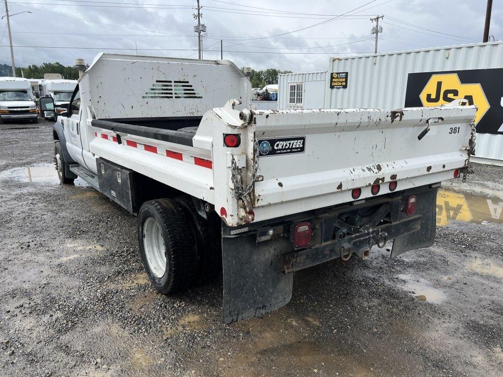 2008 Ford F450 XL SD Crew Cab 4WD Dump Truck