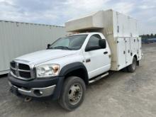 2009 Dodge Ram 5500 HD 4X4 Service Truck