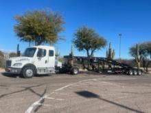 Car hauling trailer--w/ 2013 Freightliner Lot 632