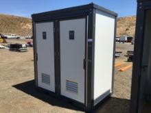 Unused Portable Dual Toilet Unit,