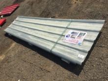 (30) Unused 35.43 in x 12ft Clear Corrugated
