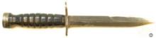 Unmarked US M4 Bayonet - Rubber Grip - Rare