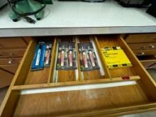 Drawer with Tag and Paint Pens