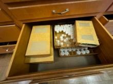 Drawer with white Cap Tubes