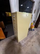 Single Off White Filing Cabinet