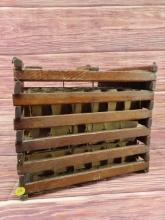 Early Wooden Egg Crate