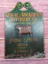 Royal Aberdeen Butchery Co. Sign