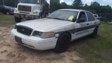 2010 Ford Crown Victoria Passenger Car, VIN # 2FABP7BV5AX125297 **INVOICE ONLY,NO TITLE**