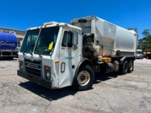 2010 Mack LEU613 Side Load Garbage Truck, VIN # 1M2AU02C9AM004327