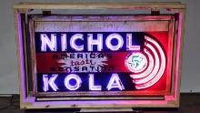 Original Nichol Cola Tin Animated Neon Sign