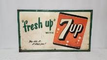 Original 7up Tin Sign