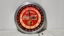 Original Coca-Cola Spinner Neon Clock