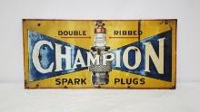 Original Champion Tin Sign