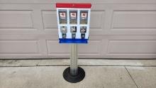 Mobilgas Coin Operated Candy Machine