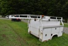 8' Utility Body For Truck With Ladder Rack