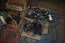 4 Boxes of Power Tools with Extension Cord