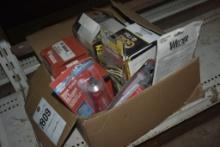 Box of Misc Filters and Gasket Maker