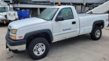 2006 CHEVY 2500 PICKUP & SNOW PLOW