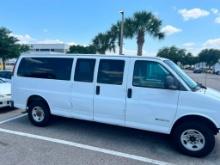 2001 CHEVROLET EXPRESS 3500 PASSENGER VAN