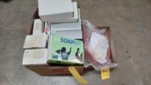 (LOT) NEW SOAP KITS, HOSE 124F001-8CR0490 & FIRE SLEEVE AE102/624-18