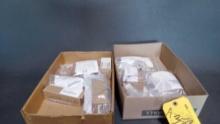 BOXES OF MISC FILTERS D9-55-1, 217320-1, 9922-11-BQ, 20666-6-250, A914-DX-F001, AC6091F8Y17, ETC