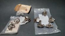 (LOT) NEW SURPLUS PT6 FUEL NOZZLE ADAPTERS 3011154, 3010149 (NO PAPERWORK) & NOZZLE SHIELD 3024126