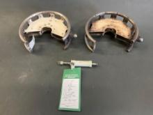 (LOT) KING AIR BRAKE DE-ICE RINGS & BONANZA SHIMMY DAMPER 35-825145-2 (BENT SHAFT)