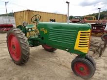Oliver 66 Row Crop Antique Tractor, Nice Shape, Has The Side Curtains, Fend