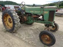 John Deere 630 Antique Tractor, Adjustable Wide Front, 3pt, 15.5-38 Tires,