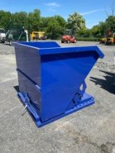 New Hopper Dumpster W/ Fork Inserts