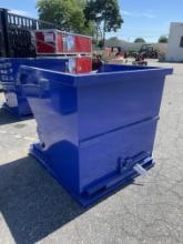 New Hopper Dumpster W/ Fork Inserts