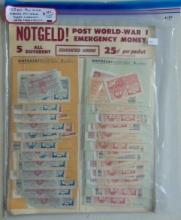 120pc. German Notgeld, Post WWI (rare presentatio