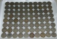 56 "V" Nickels, 24 Buffalo Nickels (all with read