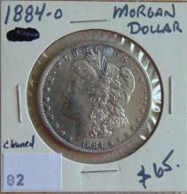 1884-O Morgan Dollar XF.