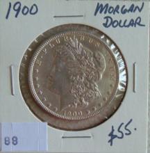 1900 Morgan Dollar AU.
