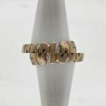 3.8g Sterling Silver "Carlos" Ring Size 4.5