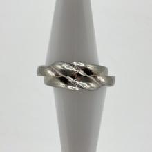 4g Sterling Silver Cloud Ring Size 6.5