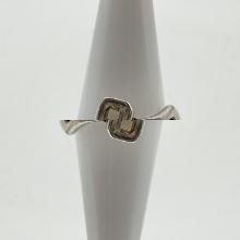 5.3g Sterling Silver Ocean Waves Ring Size 7