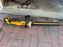 DeWalt Battery operated 22'' Hedge Trimmer. NO SHIPPING AVAILABLE ON THIS LOT!