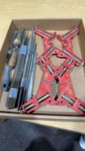Box of 4-90 degree clamps & files