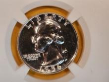 SUPERB GEM! NGC 1956 Washington Quarter in Proof 68