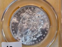CAC 1904-O Morgan Dollar in Mint State 64