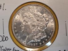 VAM! 1887 Morgan Dollar in Choice Brilliant Uncirculated Plus