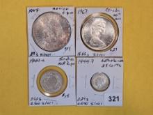 Four more Silver World Coins