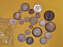 FUN BAG of Silver World Coins