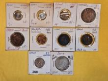 Ten cool World Coins